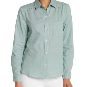 Joie Brenta Green and Wt.Checked S Never Worn NWT